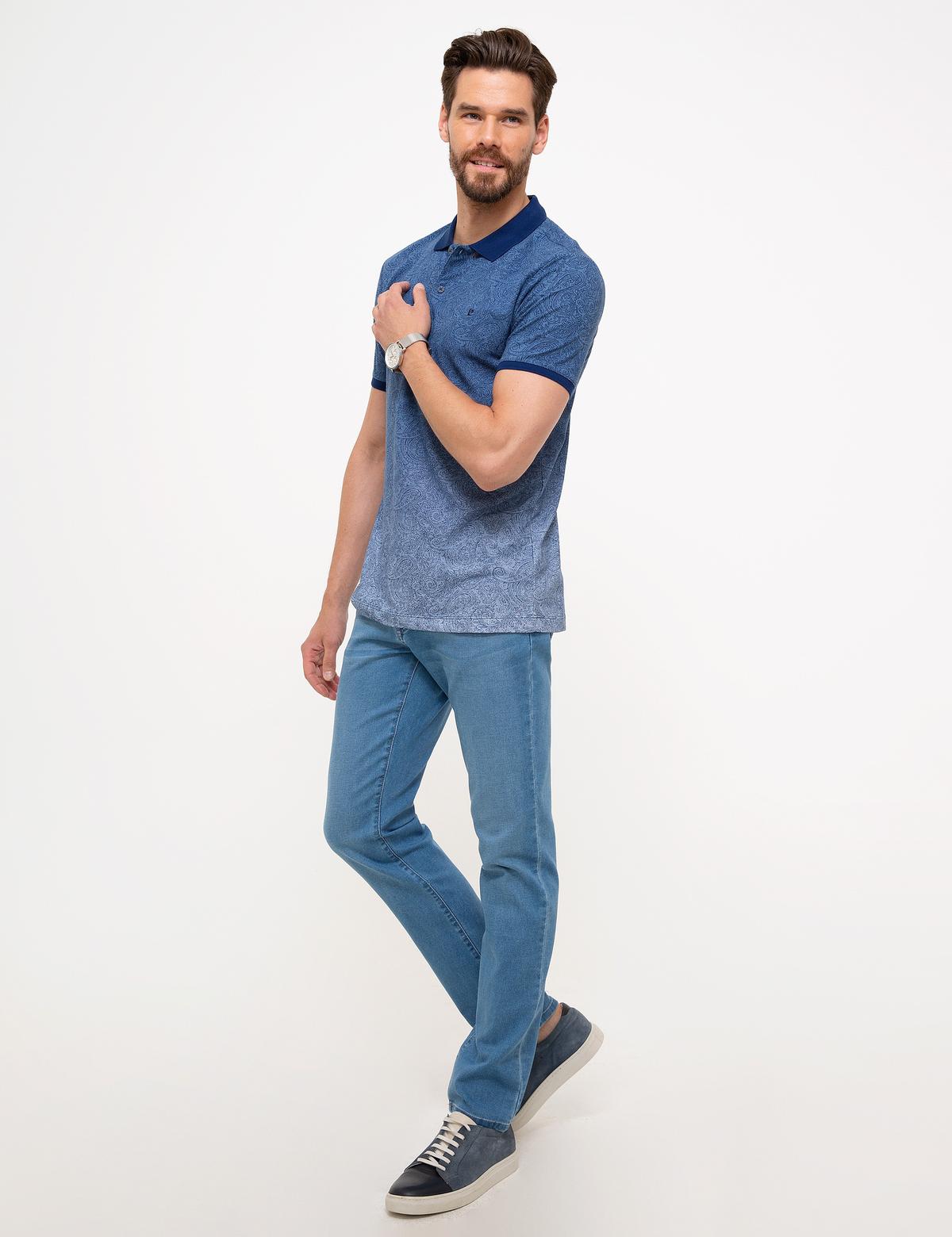 Koyu Mavi Straight Fit Denim Pantolon - 50204498005