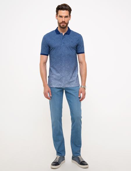 Koyu Mavi Straight Fit Denim Pantolon - 50204498005
