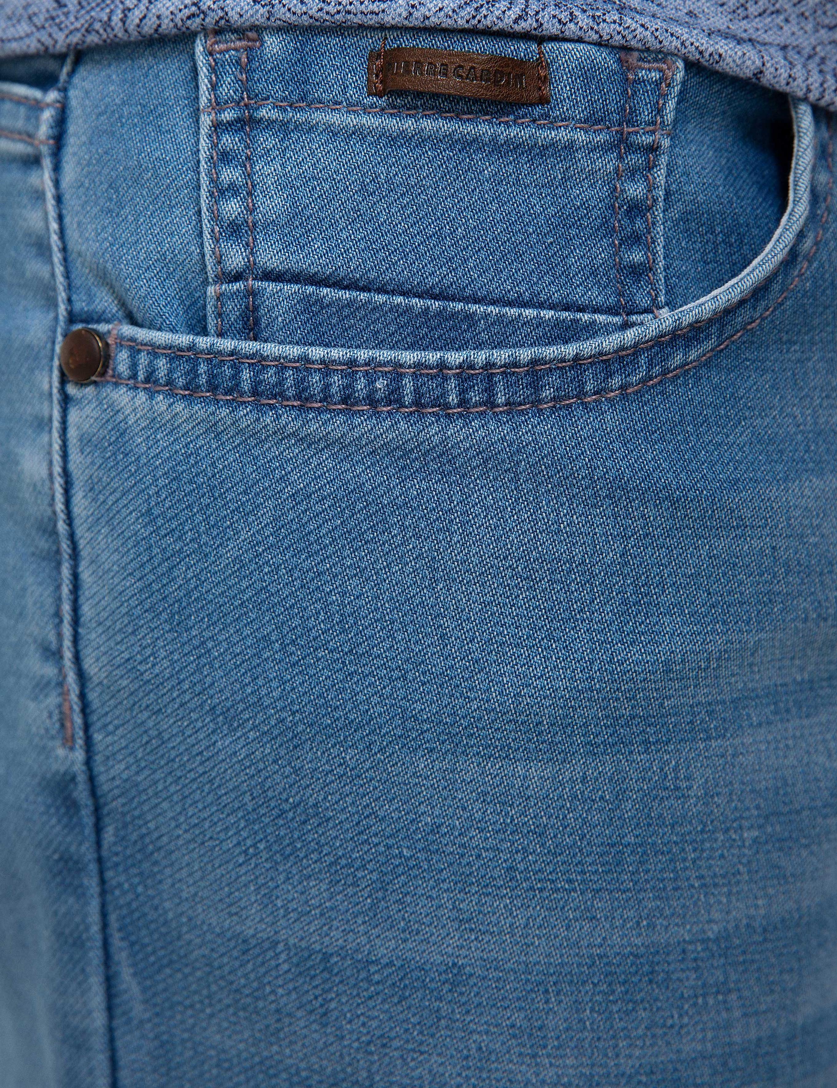 Koyu Mavi Straight Fit Denim Pantolon