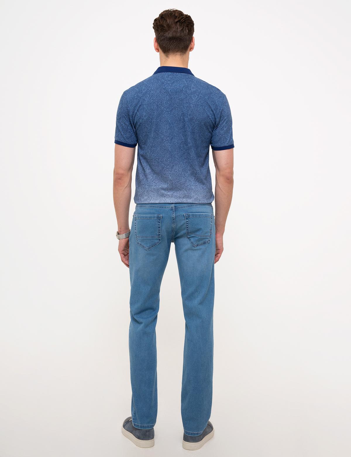 Koyu Mavi Straight Fit Denim Pantolon - 50204498005