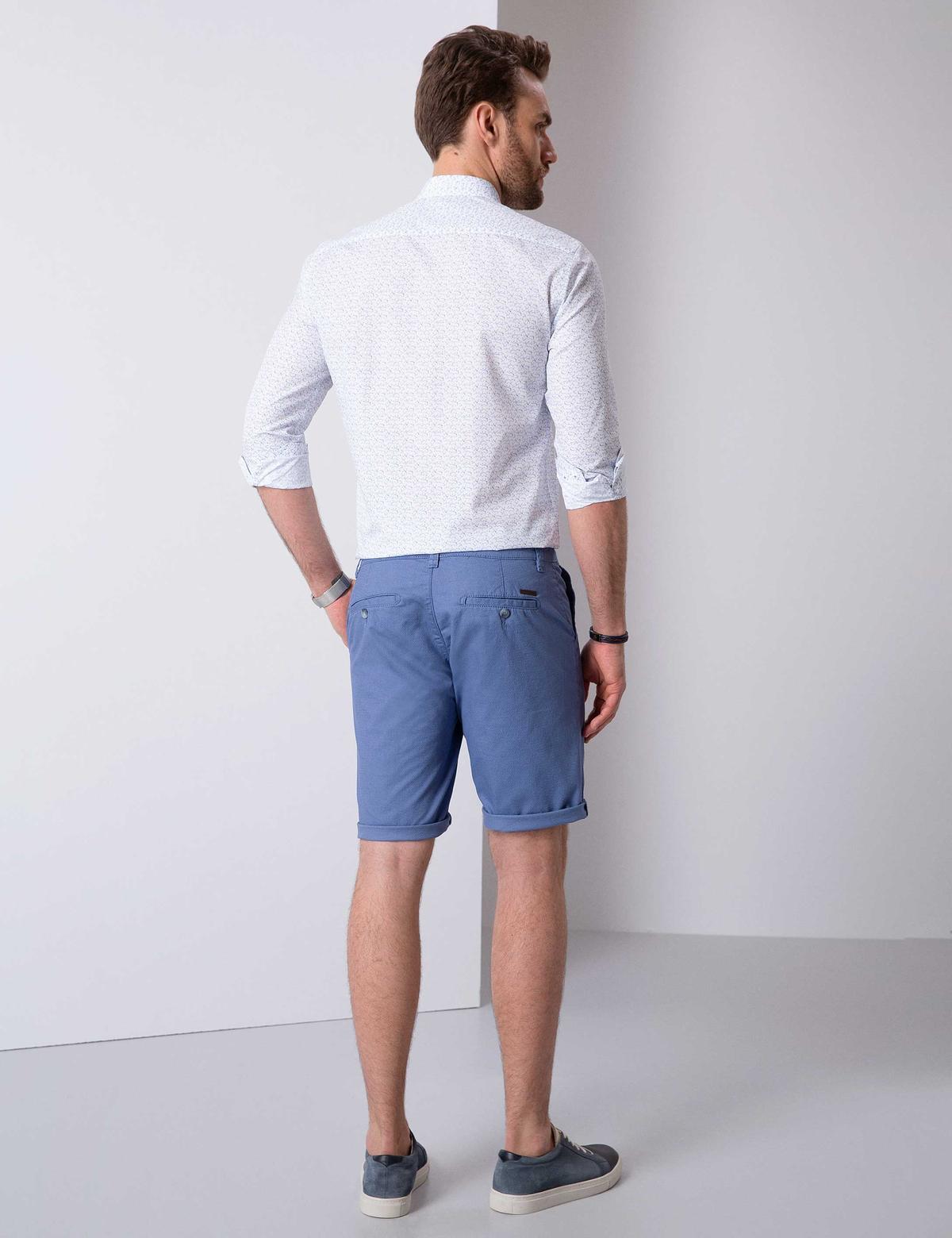 Mavi Standart Fit Bermuda Şort - 50204615118