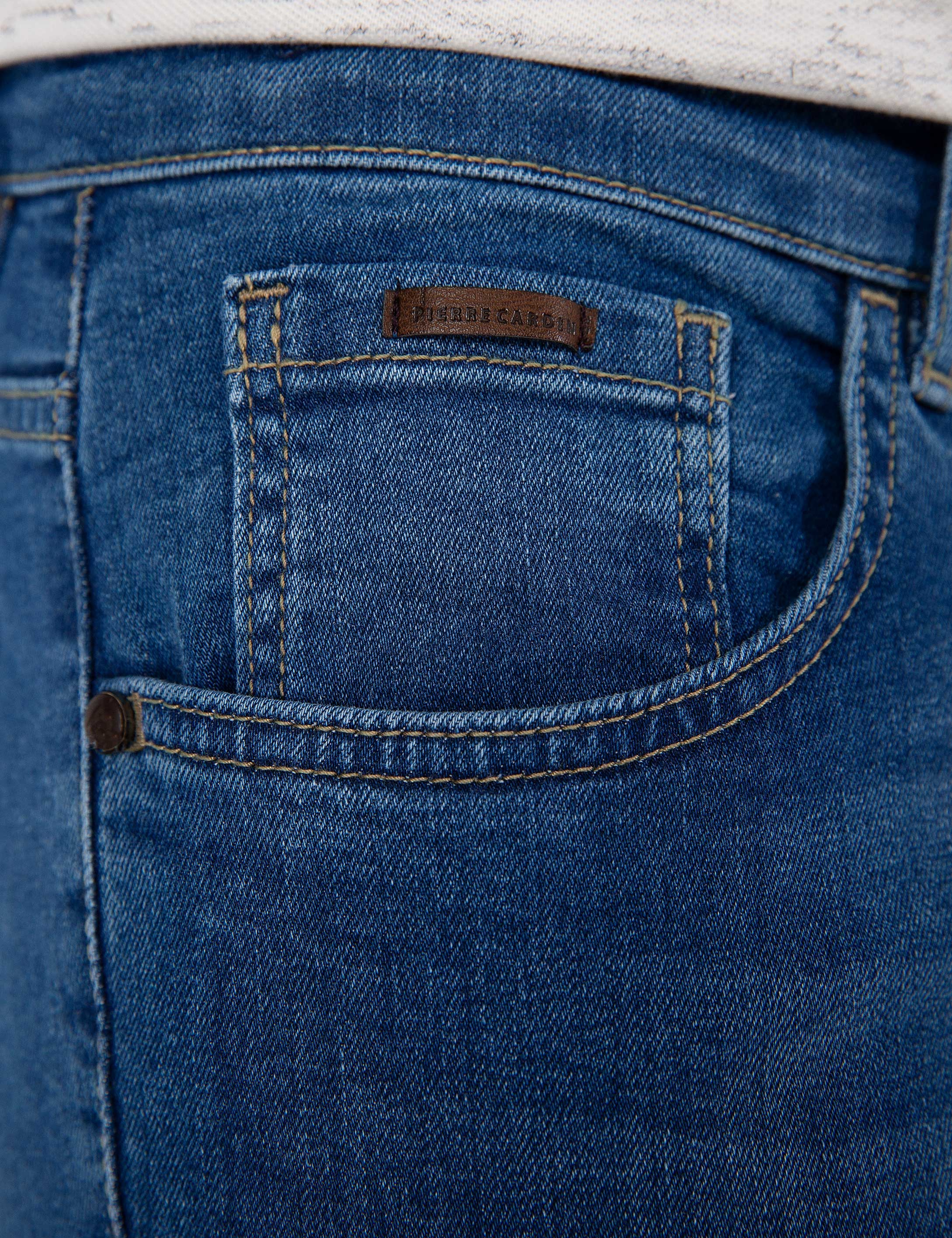 Açık Lacivert Slim Fit Denim Pantolon - Image 4