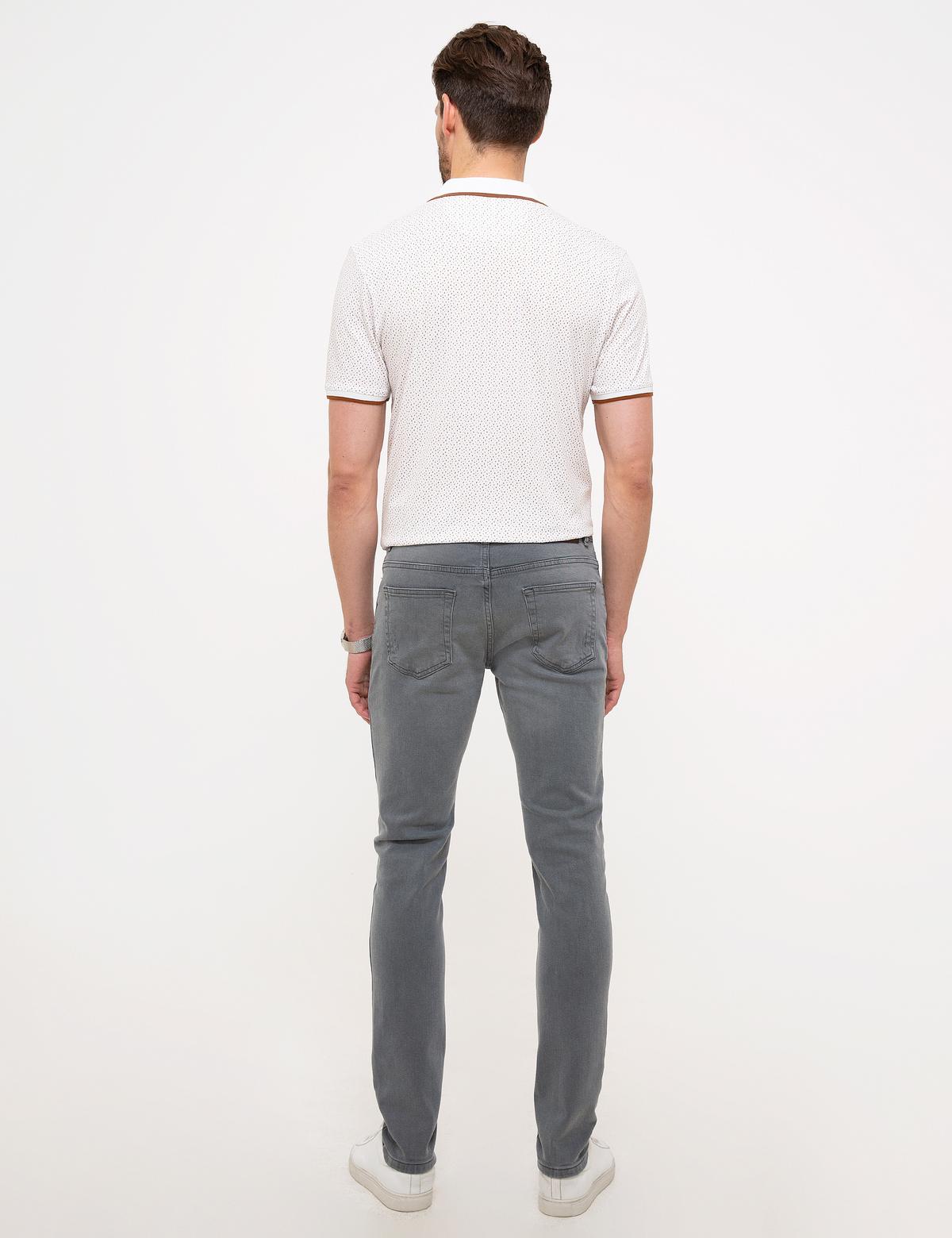Gri Slim Fit Denim Pantolon - 50204632005