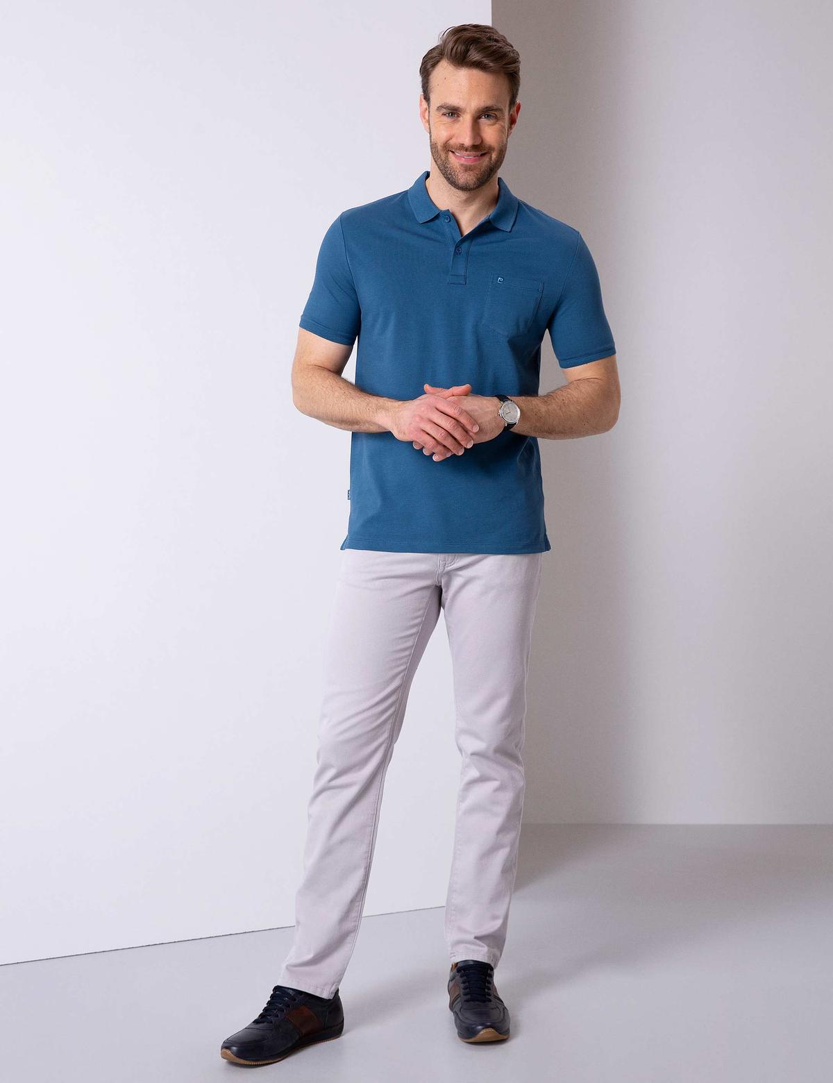 İndigo Regular Fit Polo Yaka Basic T-Shirt - 50204835054