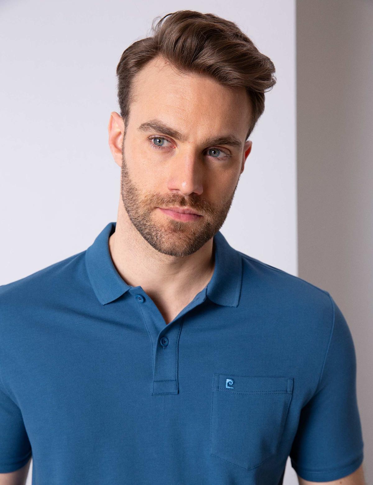 İndigo Regular Fit Polo Yaka Basic T-Shirt - 50204835054