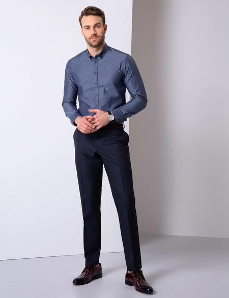 Lacivert Slim Fit Pantolon - 50204924020