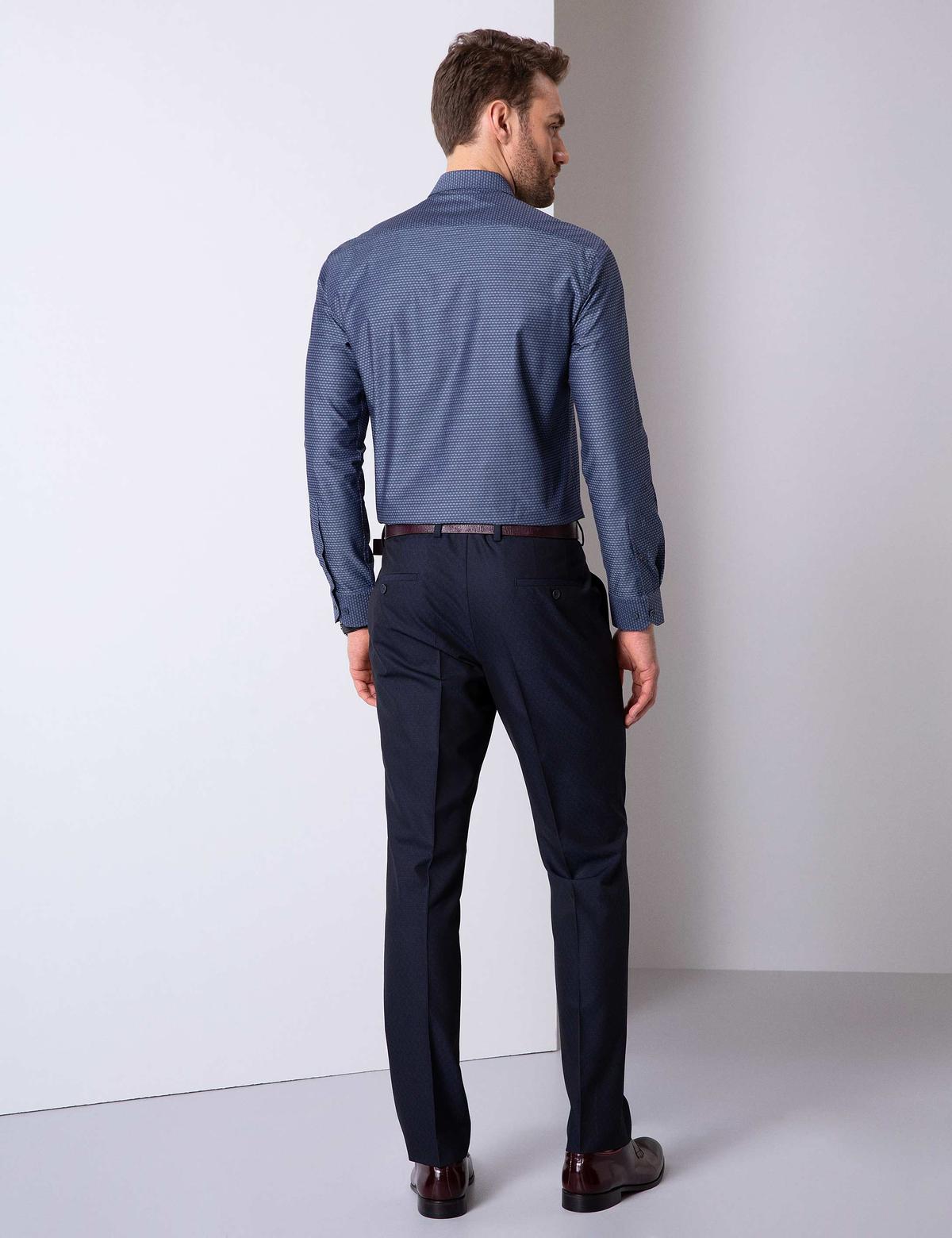 Lacivert Slim Fit Pantolon - 50204924020