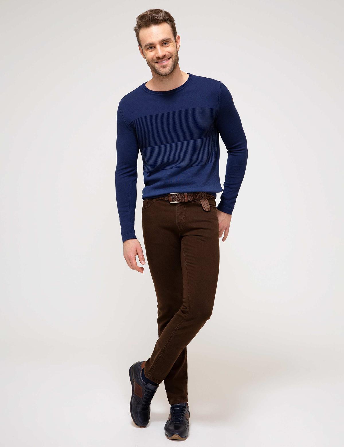 Lacivert Slim Fit Kazak - 50205180001