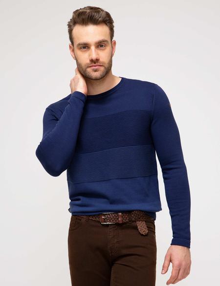 Lacivert Slim Fit Kazak - 50205180001