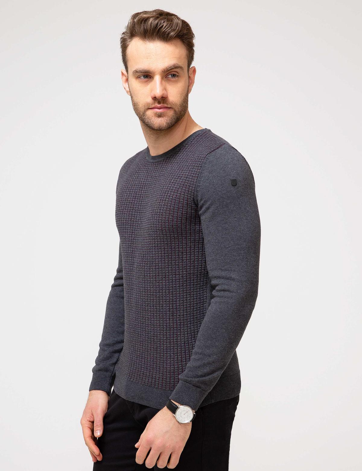 Gri Triko Kazak - 50205253039