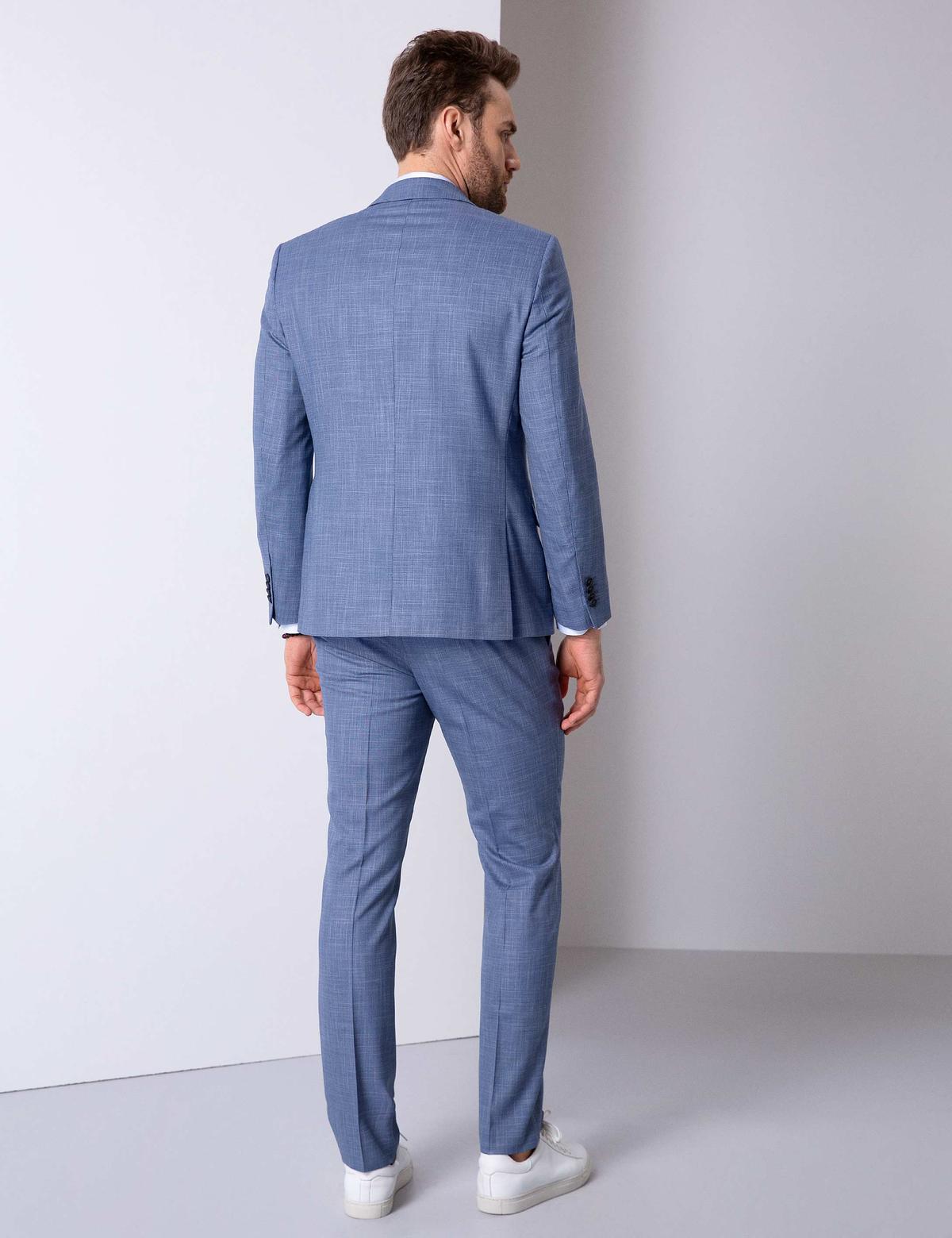 Koyu Mavi Slim Fit Takım Elbise - 50205395017