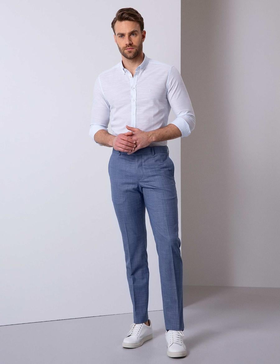 Koyu Mavi Slim Fit Pantolon