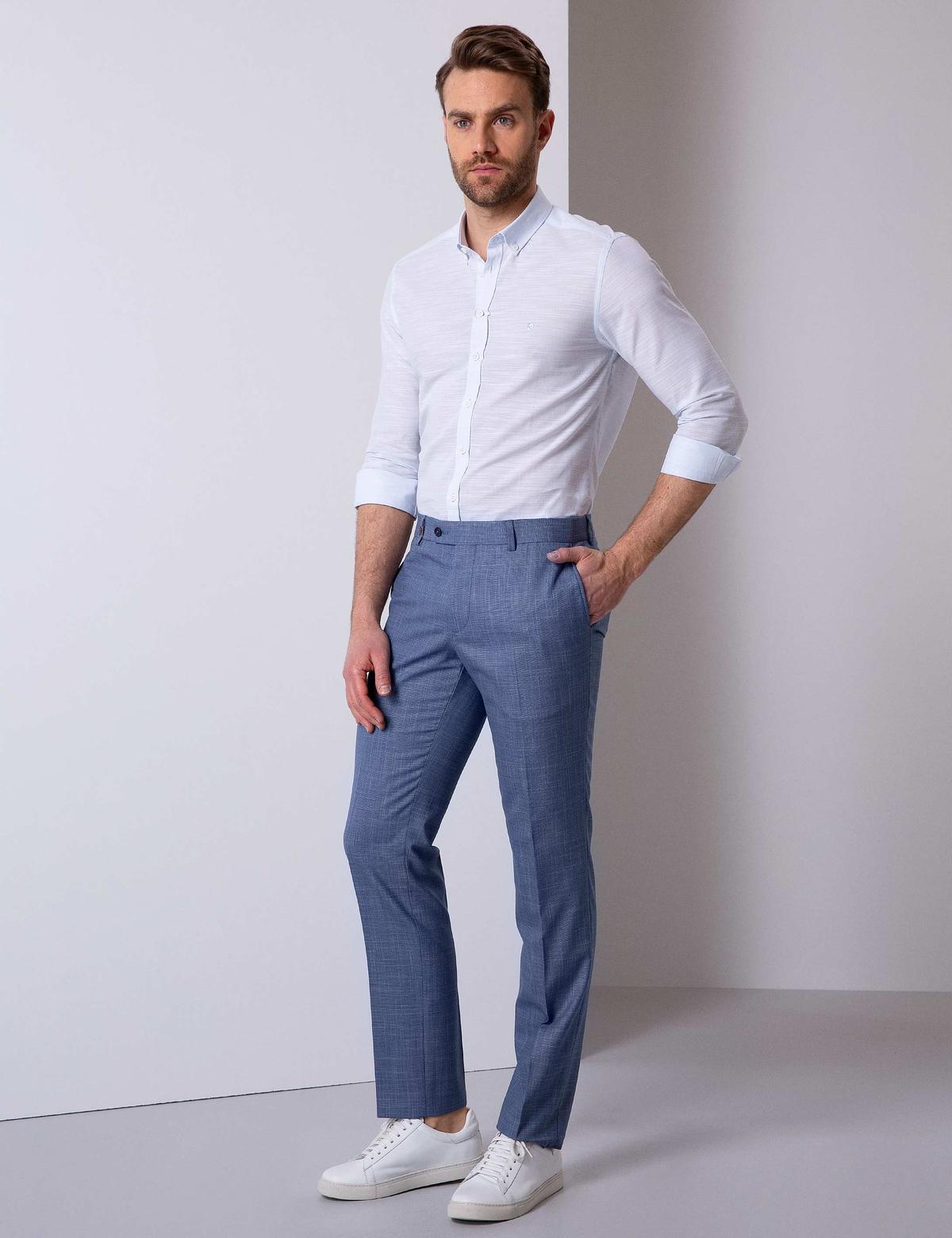 Koyu Mavi Slim Fit Pantolon - 50205397006