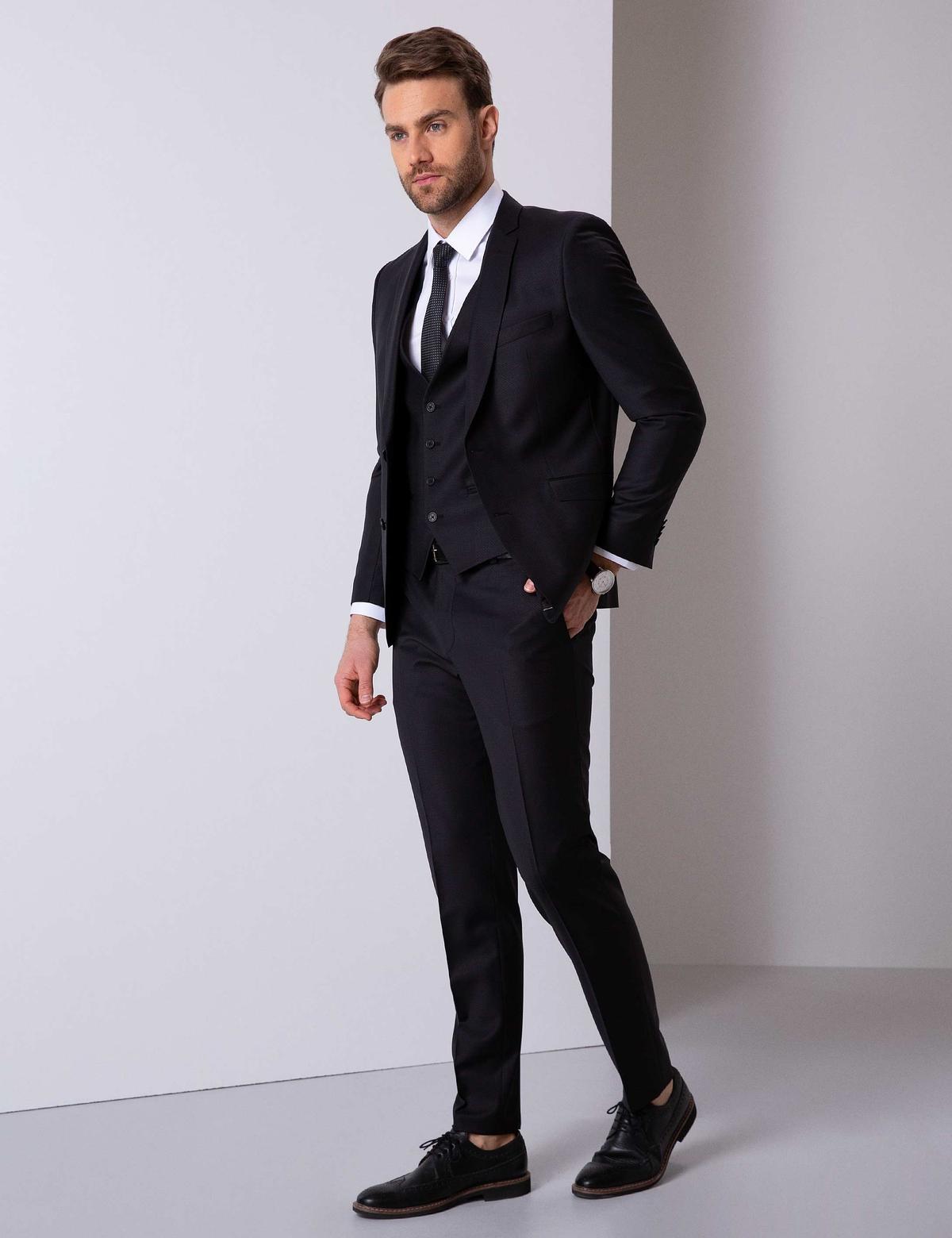 Siyah Takım Elbise - 50205404017