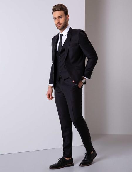 Siyah Takım Elbise - 50205404017