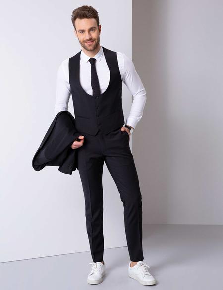 Siyah Takım Elbise - 50205409056