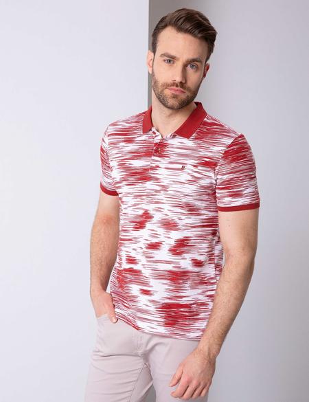 Kiremit Slim Fit Tişört - 50205613002