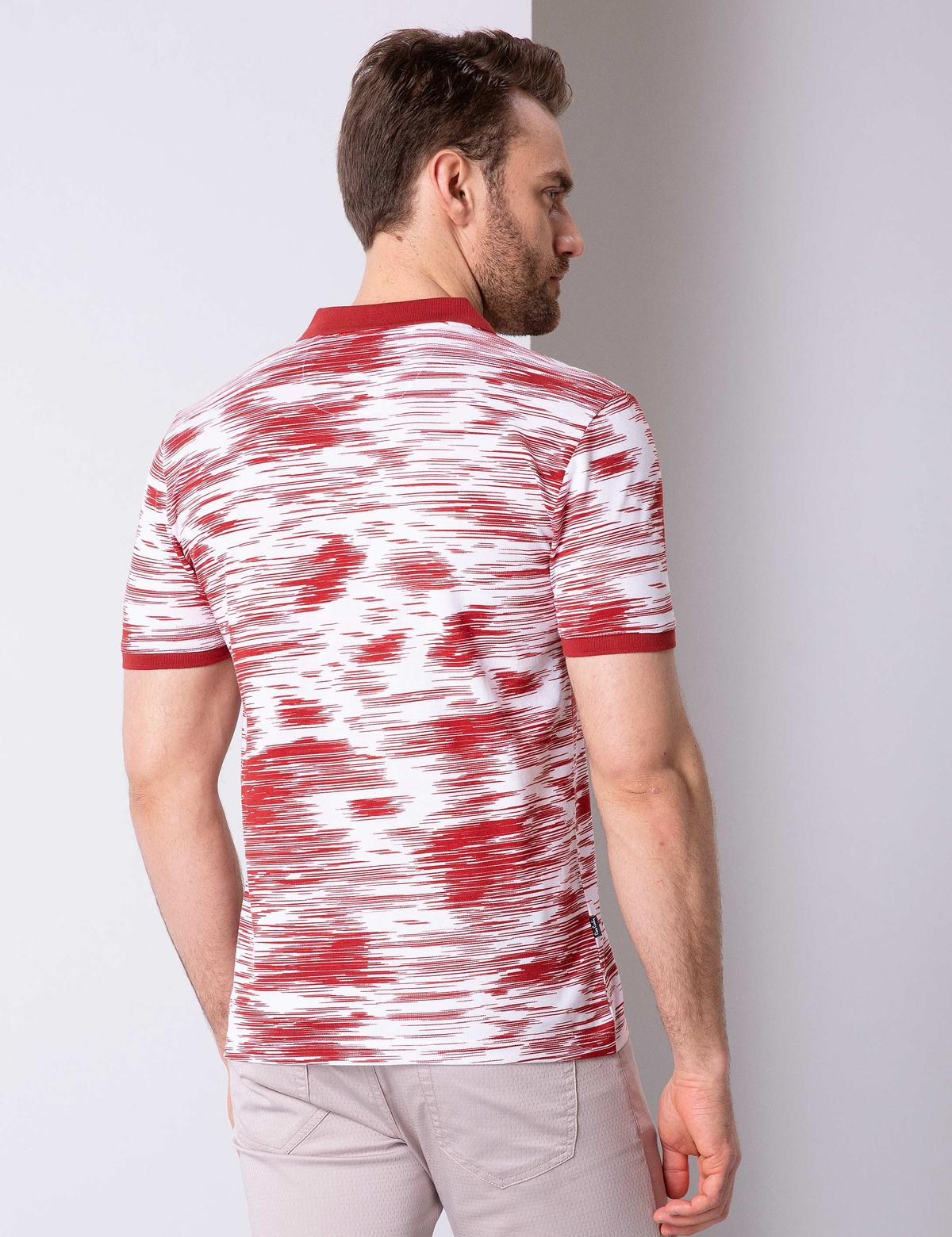 Kiremit Slim Fit Tişört - 50205613002