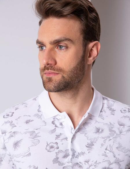 Gri Slim Fit Tişört - 50205617001