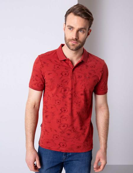 Kiremit Slim Fit Tişört - 50205617010