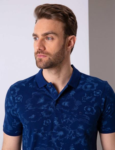 Lacivert Slim Fit Polo Yaka T-Shirt - 50205617019