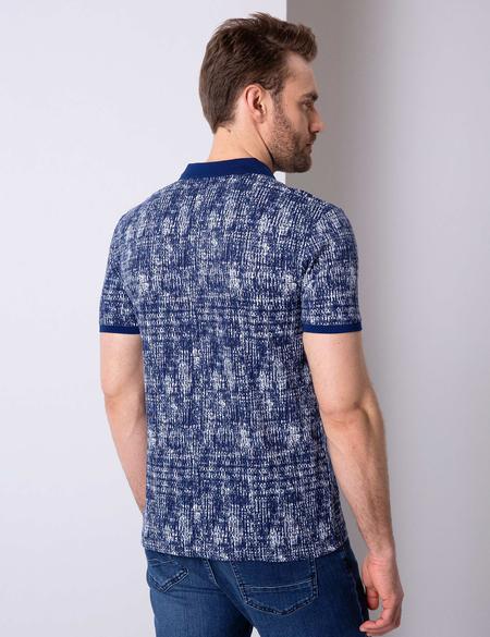 Lacivert Slim Fit Polo Yaka T-Shirt - 50205619001