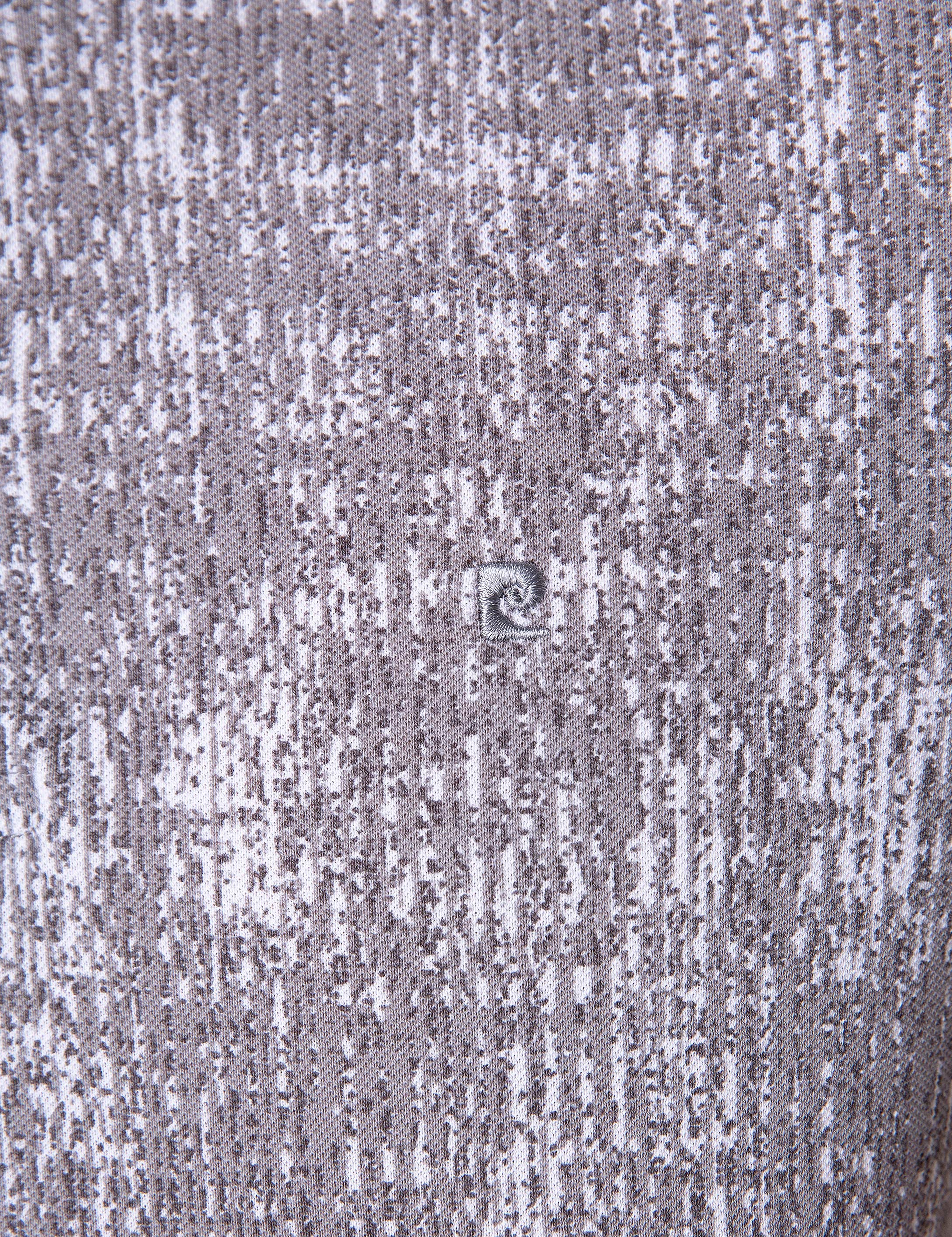 Gri Slim Fit Polo Yaka T-Shirt - Image 4