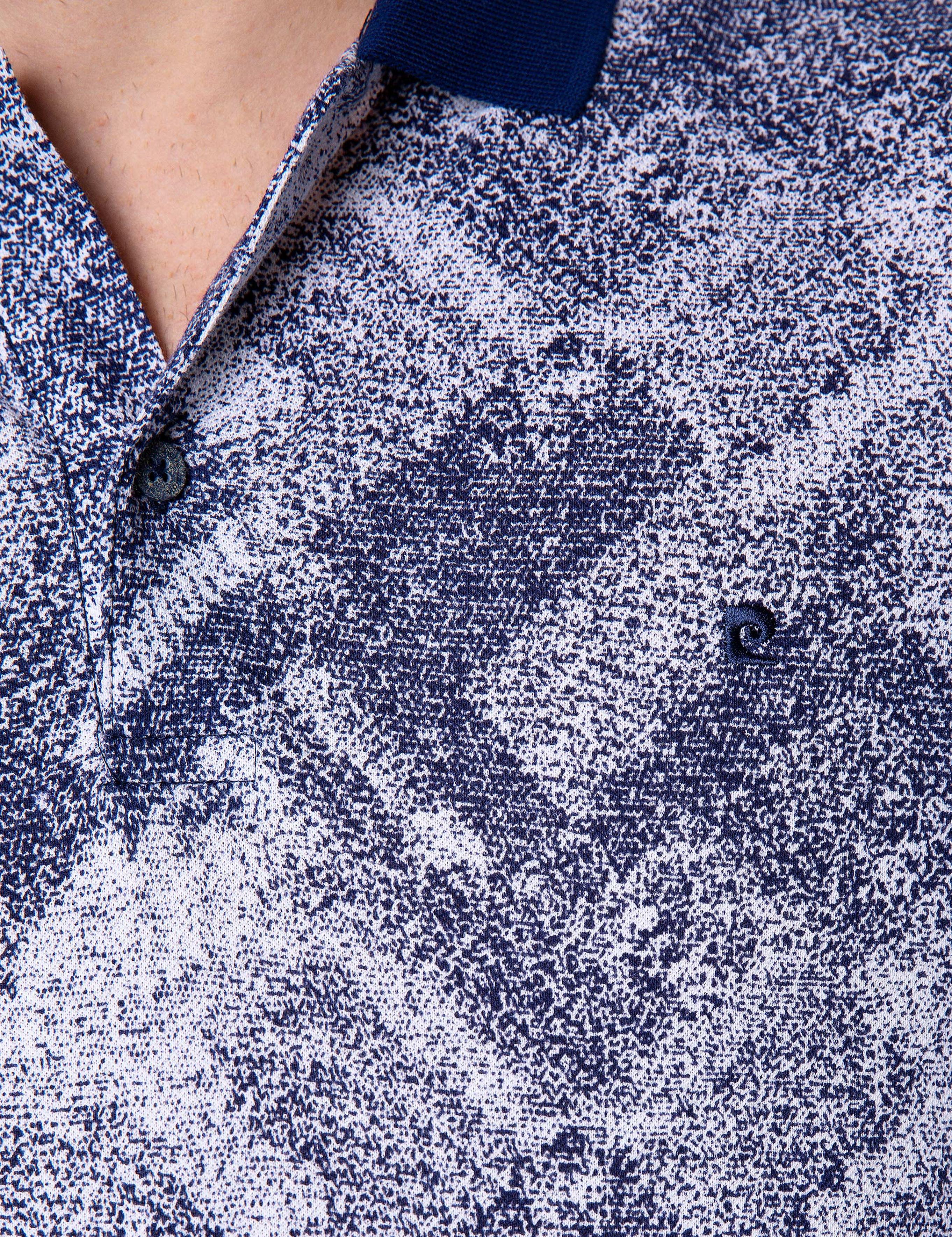 Lacivert Slim Fit Polo Yaka T-Shirt