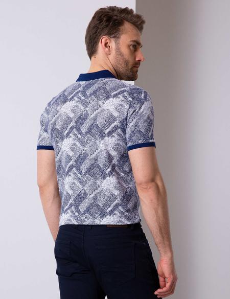 Lacivert Slim Fit Polo Yaka T-Shirt - 50205620001