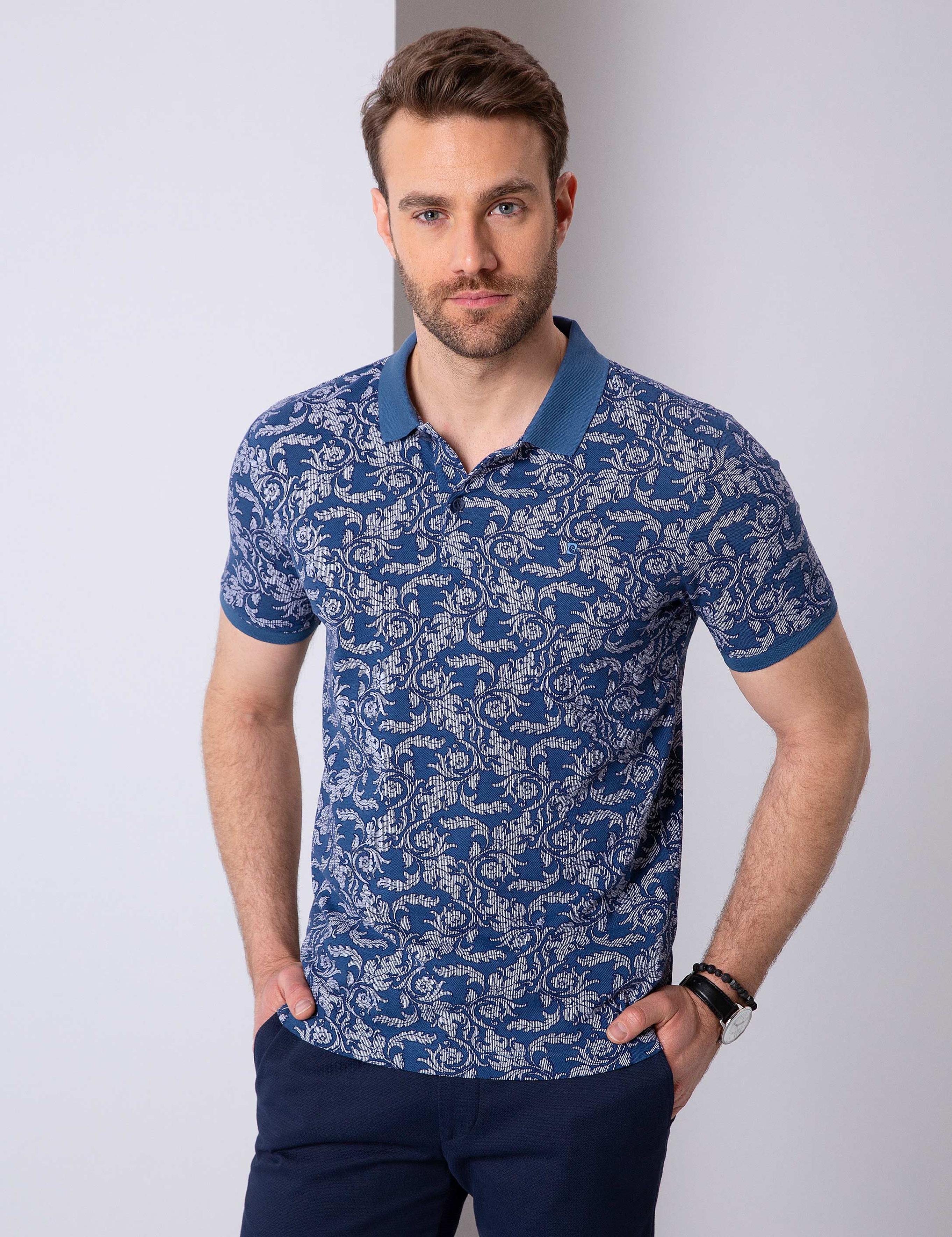 İndigo Slim Fit Tişört