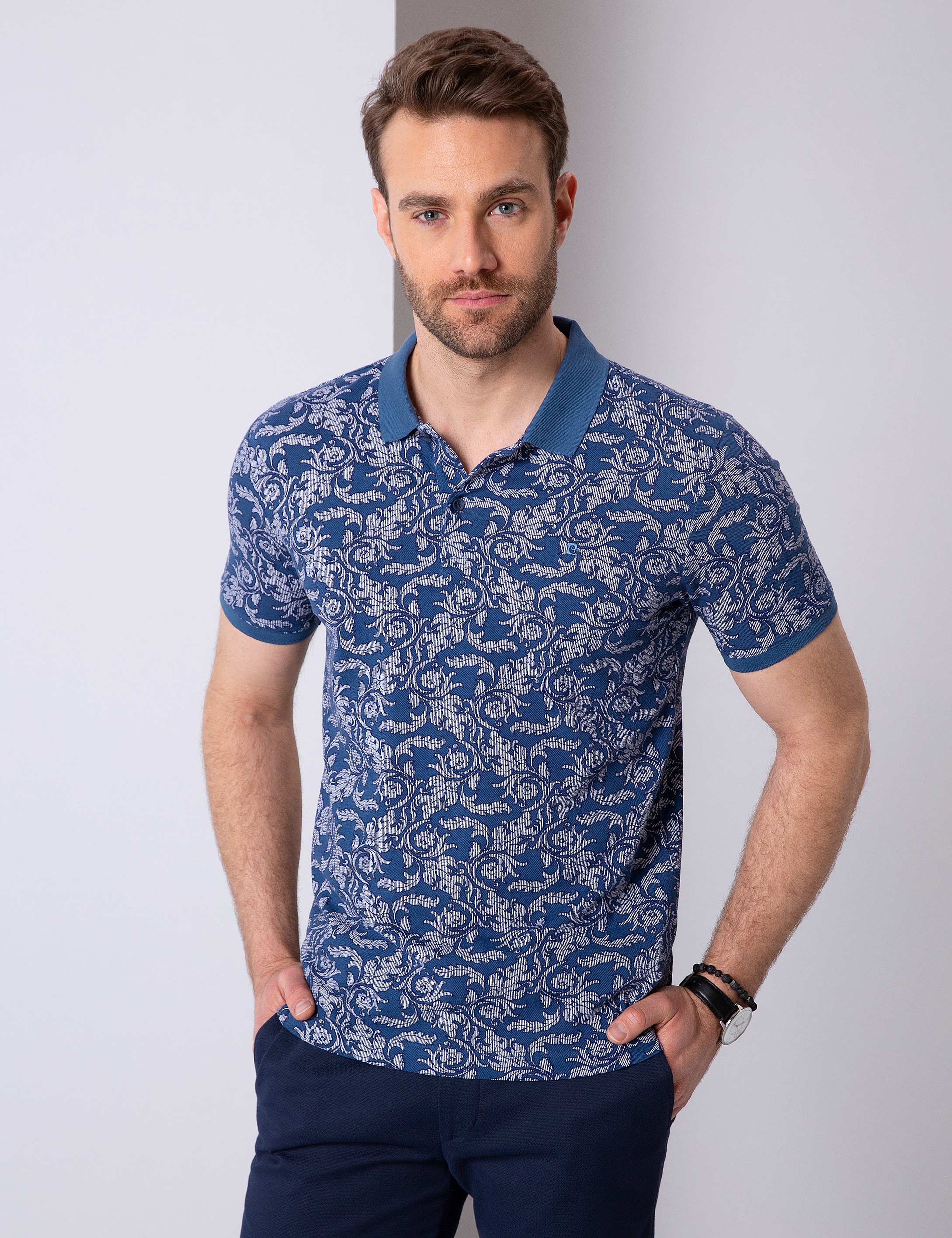 İndigo Slim Fit Tişört - Image 1