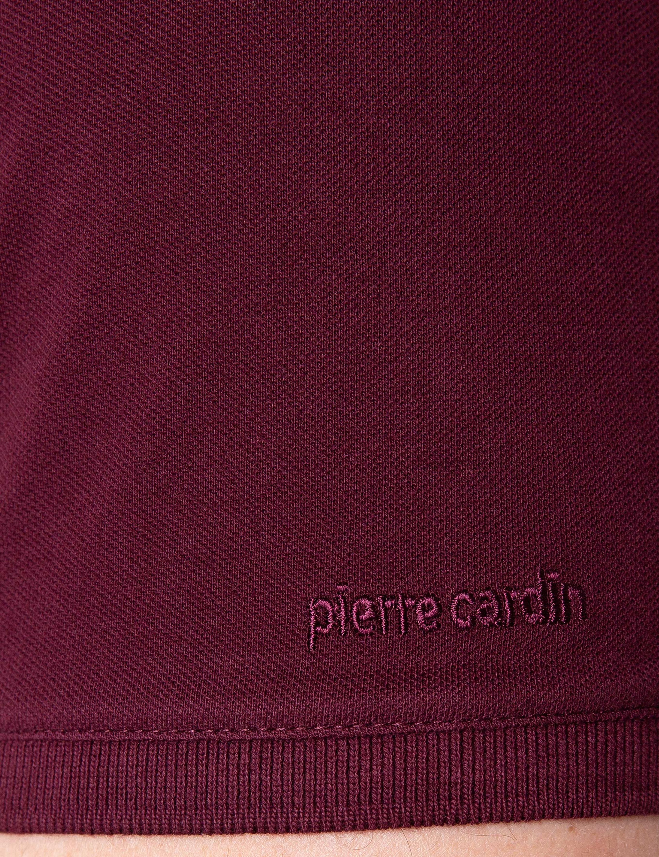 Bordo Slim Fit Polo Yaka T-Shirt