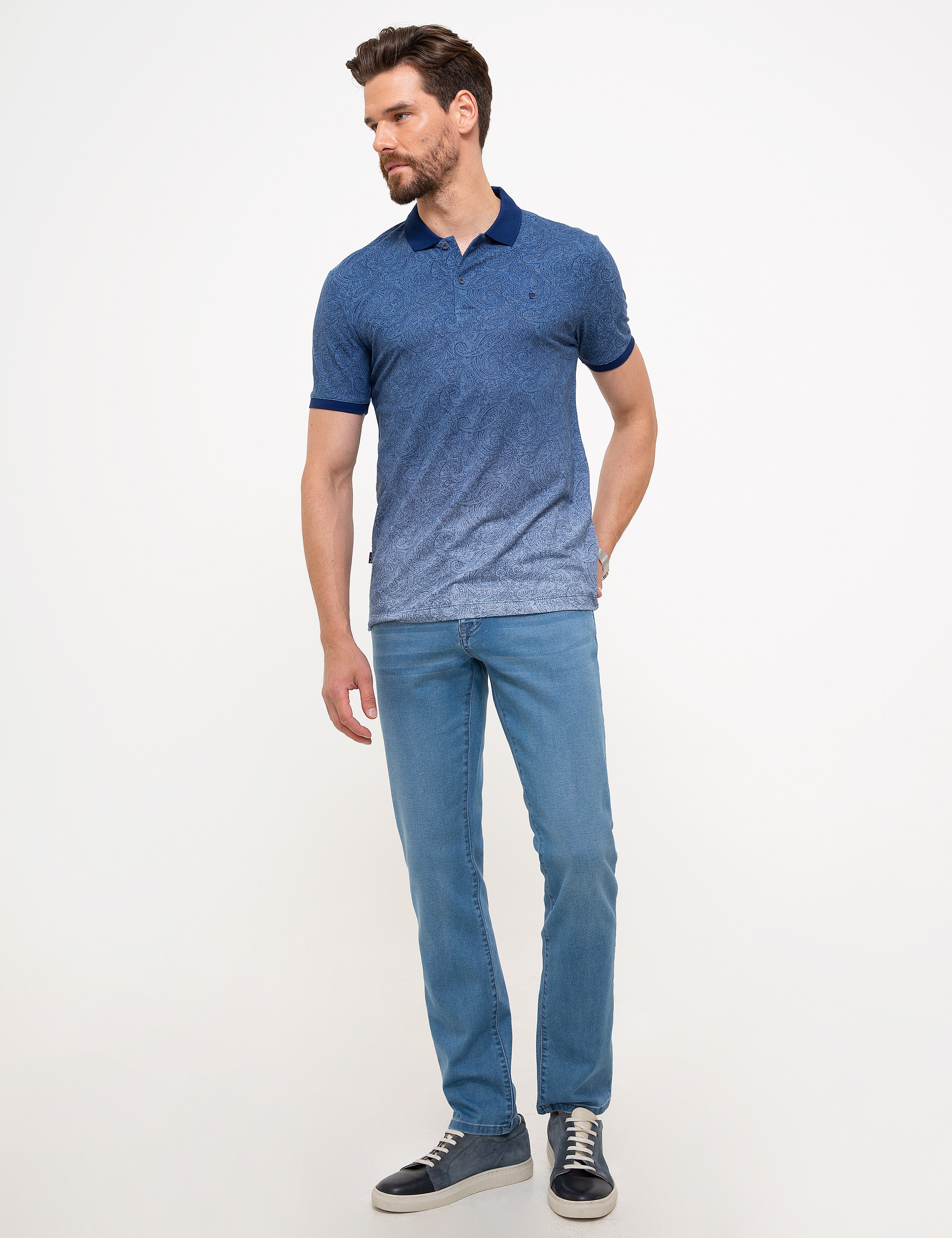 Lacivert Slim Fit Tişört