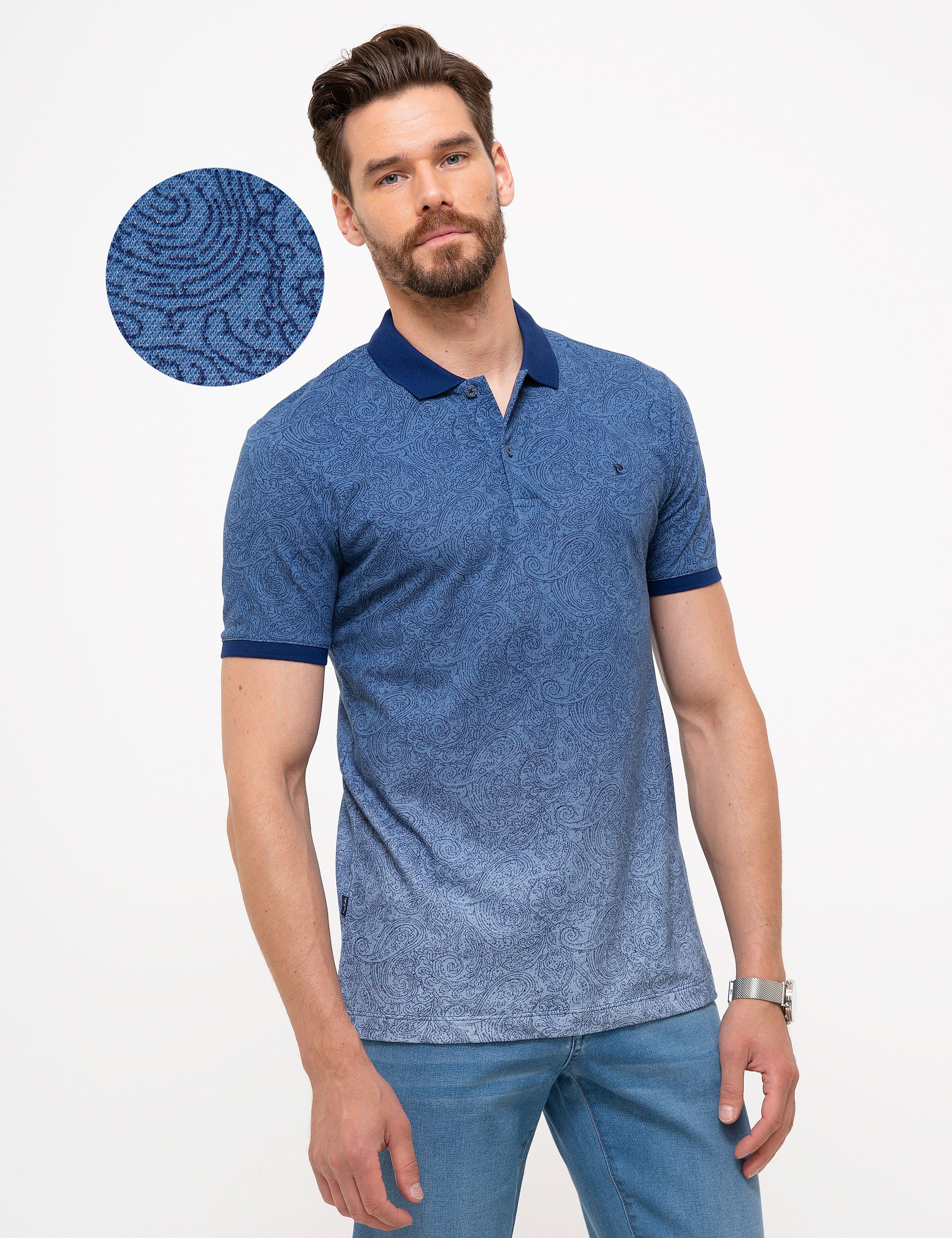 Lacivert Slim Fit Tişört - Image 1