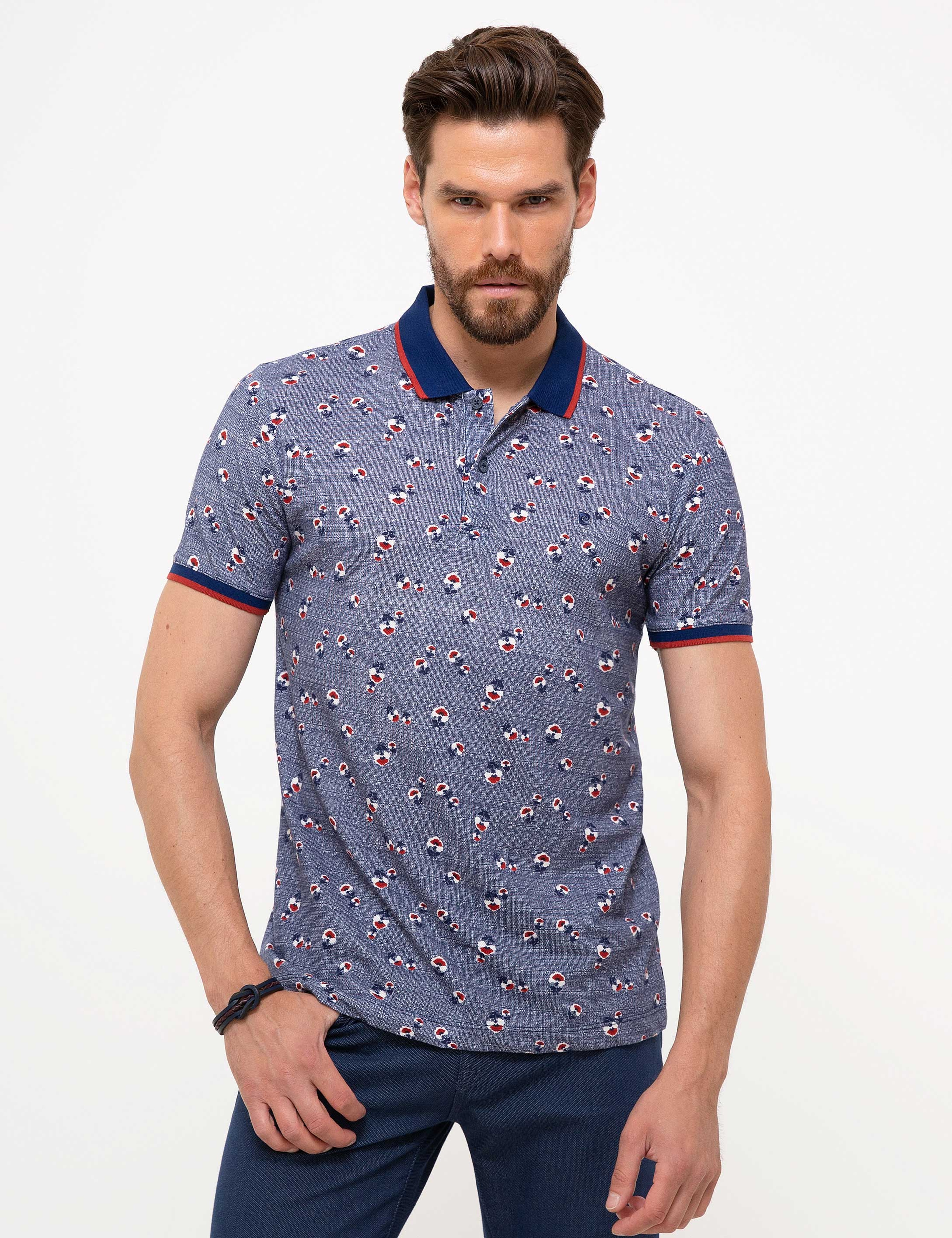 Lacivert Slim Fit T-shirt - Image 2