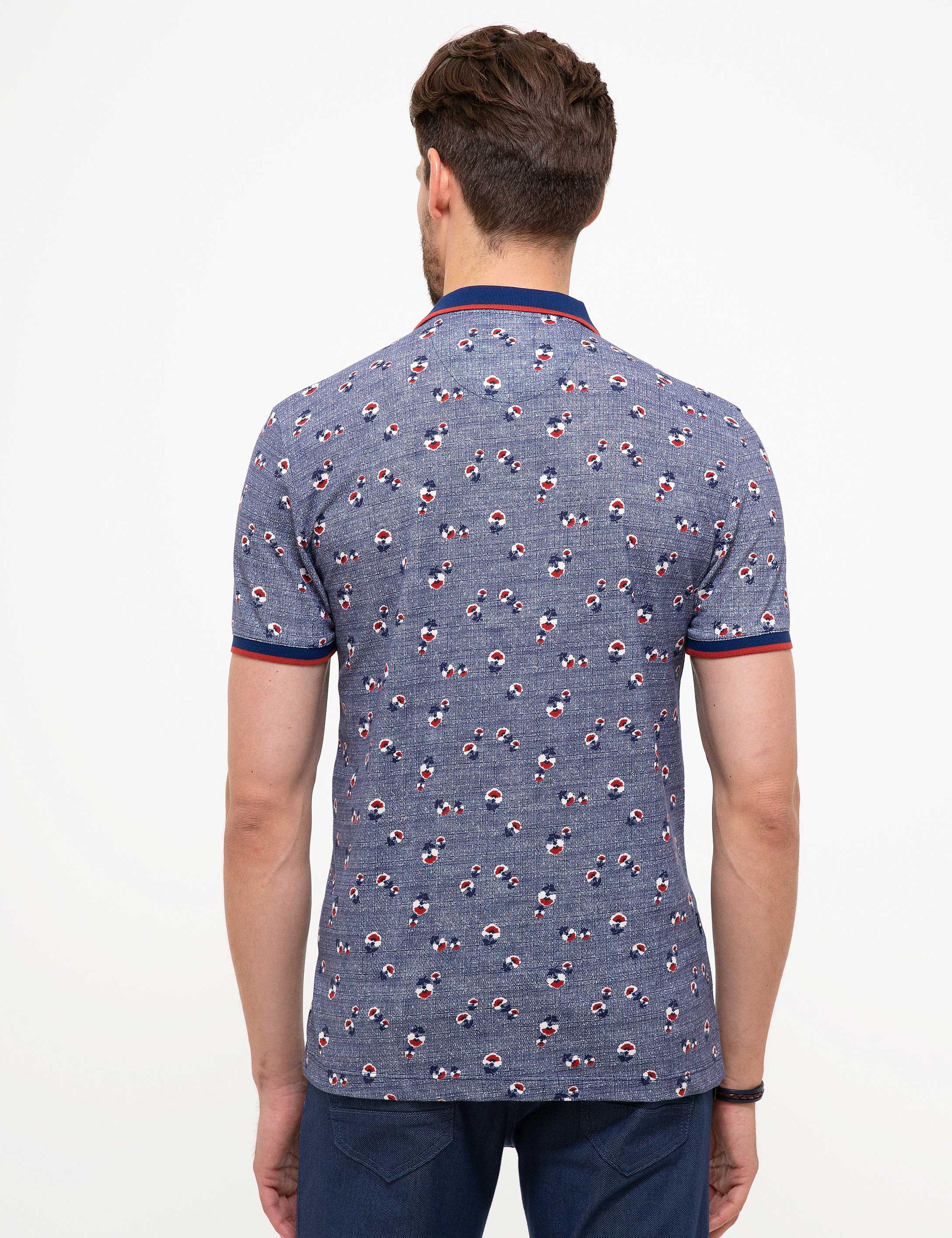 Lacivert Slim Fit Tişört