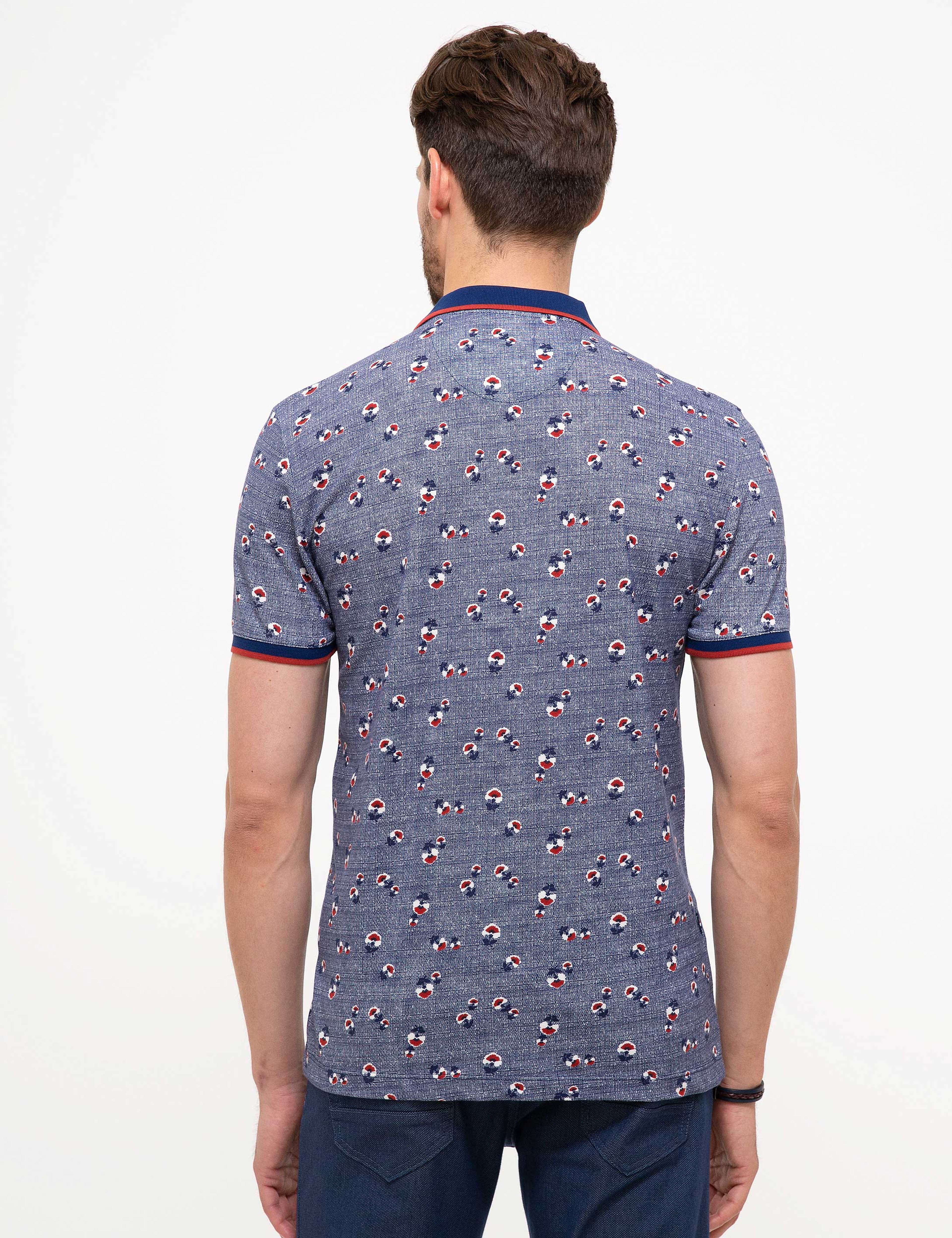 Lacivert Slim Fit T-shirt