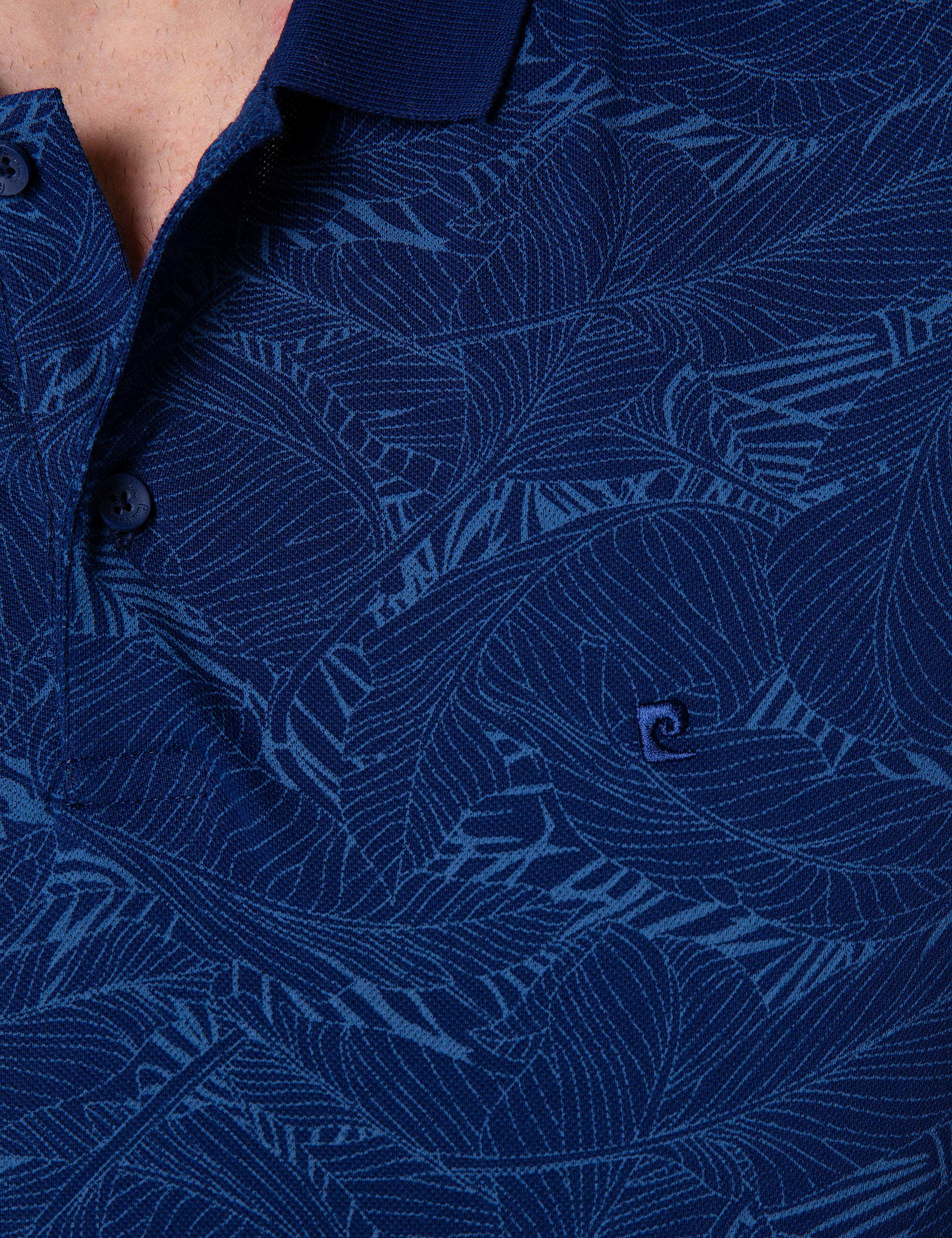 Lacivert Slim Fit Polo Yaka T-Shirt - Image 4