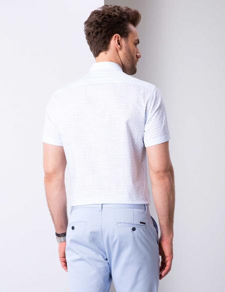 Mavi Slim Fit Kısa Kollu Gömlek - 50205849023