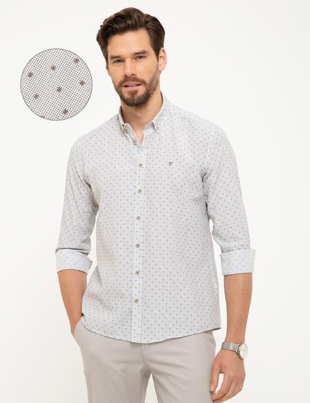 Yeşil Slim Fit Gömlek - 50205888013