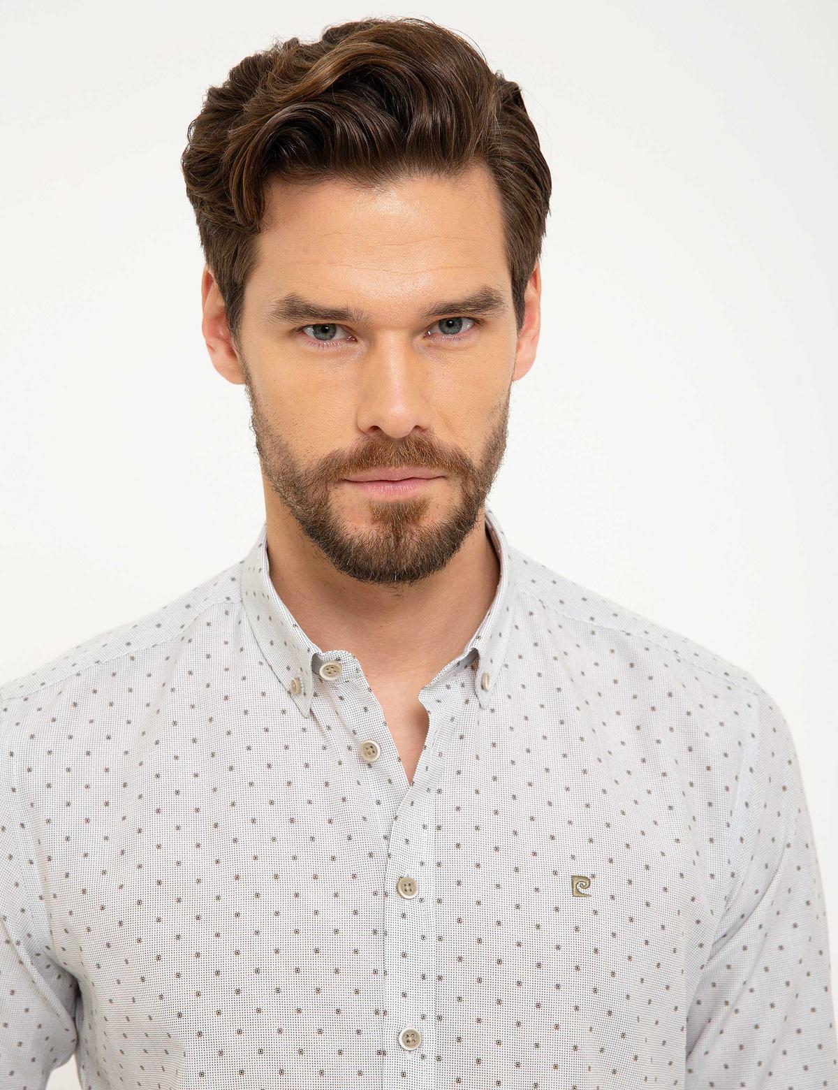 Yeşil Slim Fit Gömlek - 50205888013