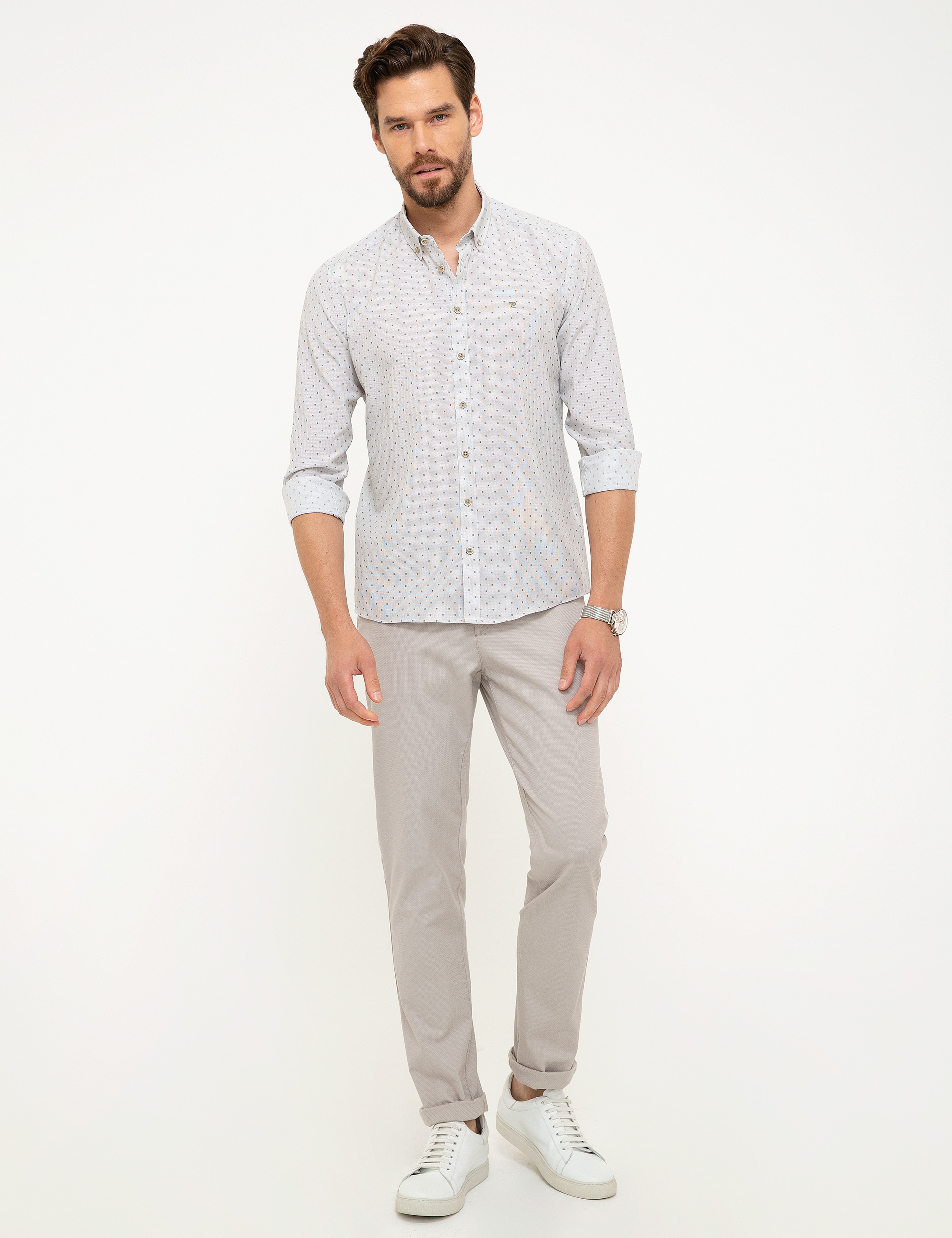 Yeşil Slim Fit Gömlek