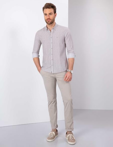 Yeşil Slim Fit Gömlek - 50205898010