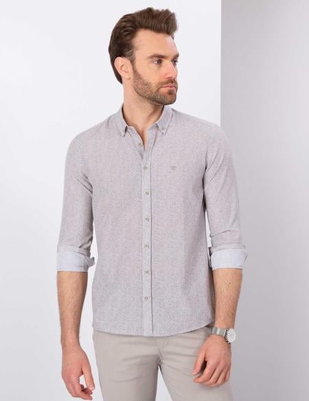 Yeşil Slim Fit Gömlek - 50205898010