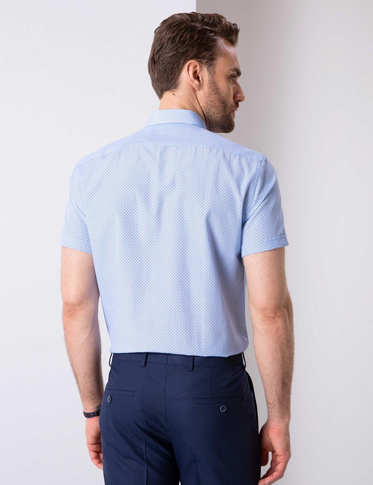 Mavi Regular Fit Kısa Kollu Gömlek - 50205900001