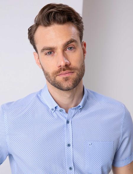 Mavi Regular Fit Kısa Kollu Gömlek - 50205900001