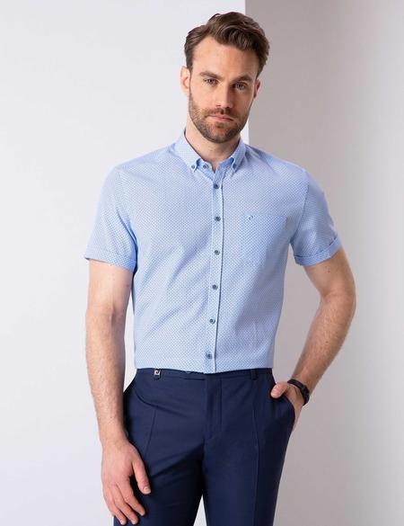 Mavi Regular Fit Kısa Kollu Gömlek - 50205900001