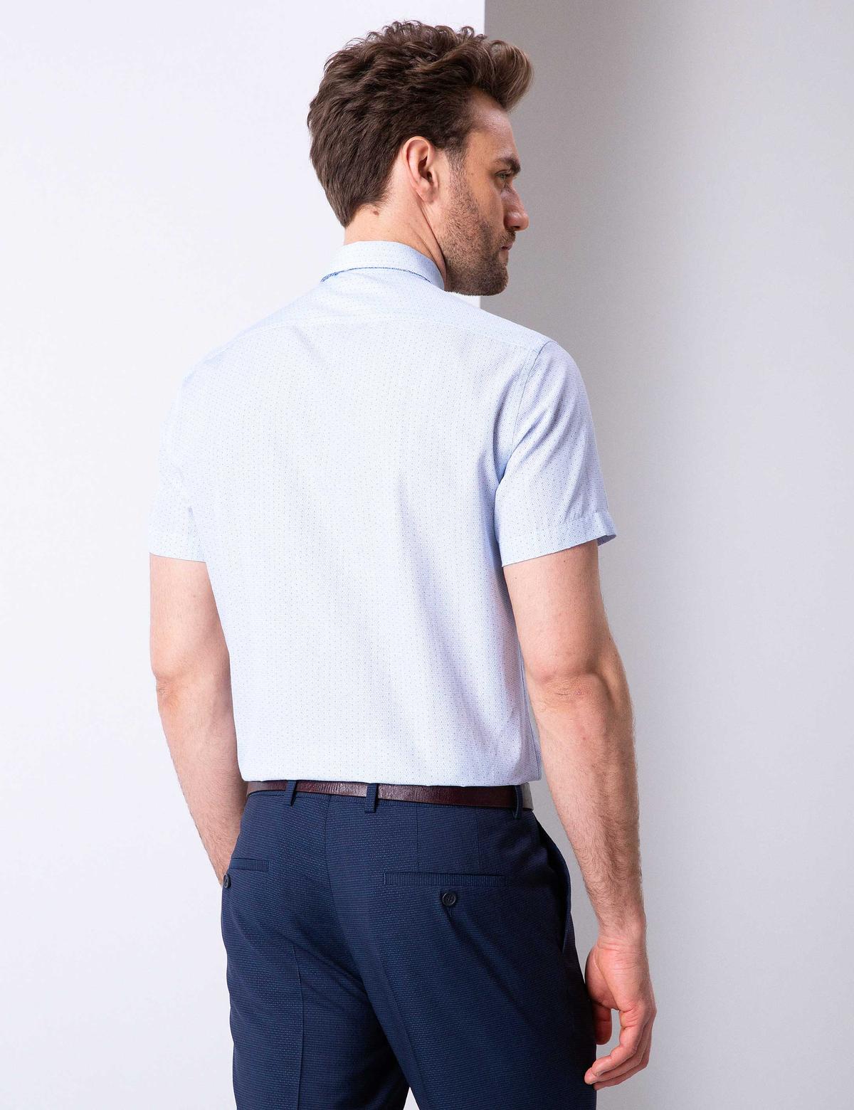 Mavi Regular Fit Kısa Kollu Gömlek - 50205901001