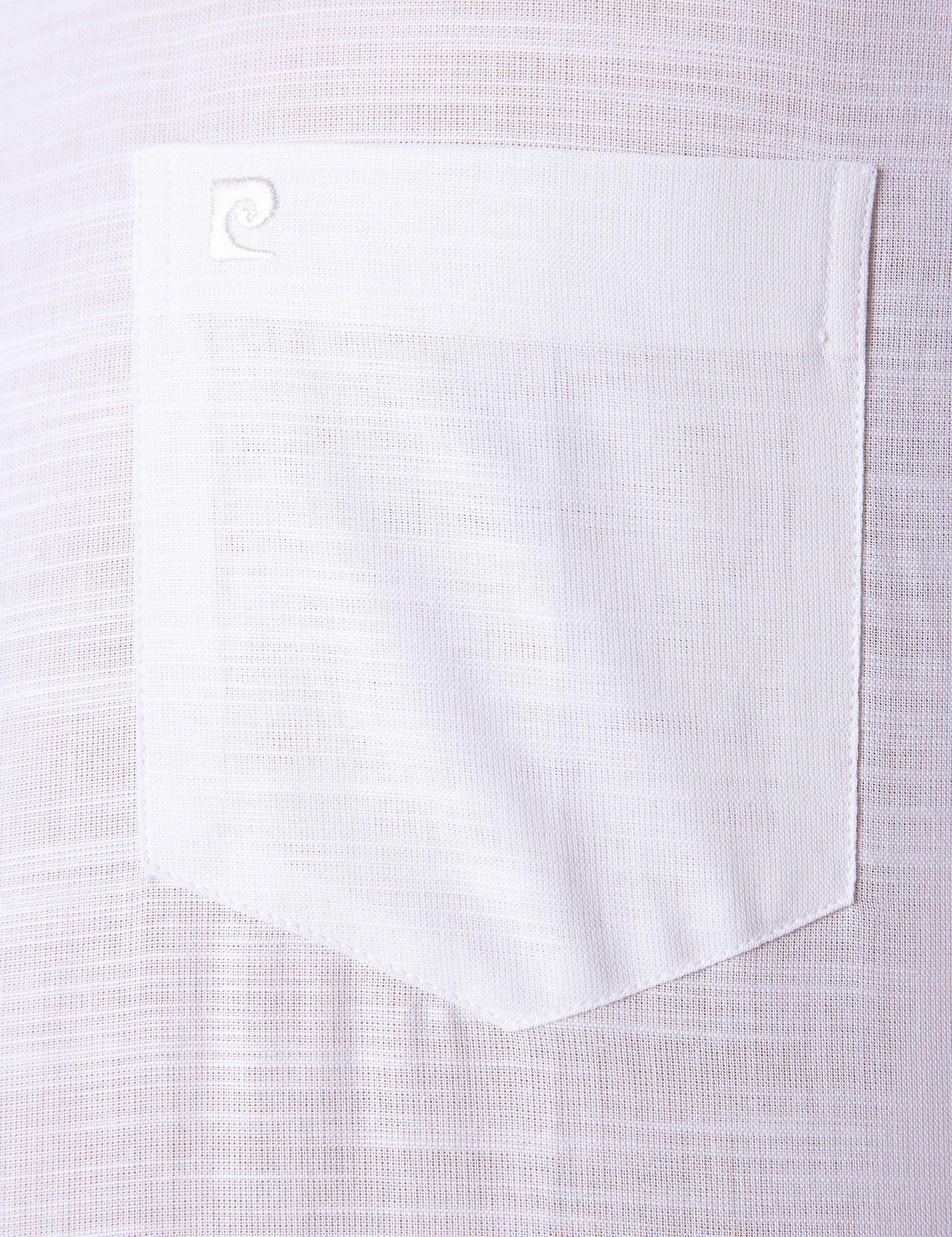 Beyaz Regular Fit Kısa Kollu Gömlek