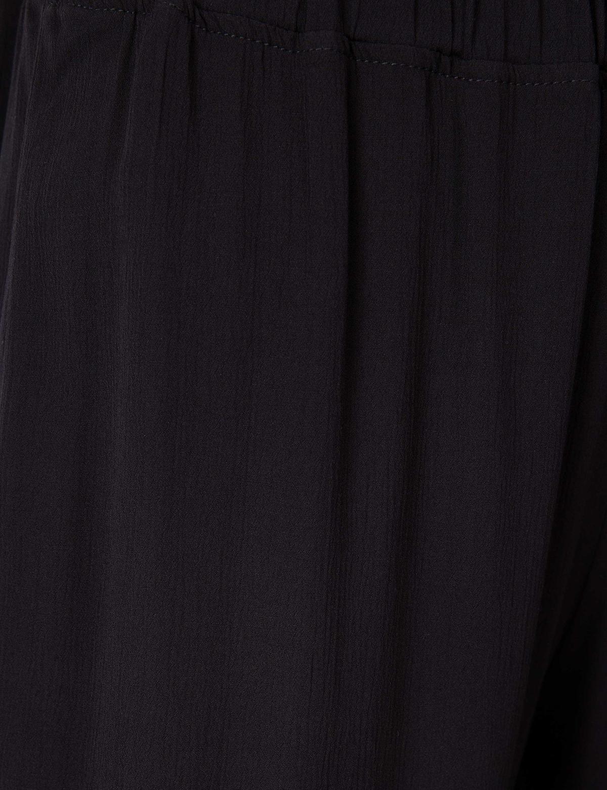 Siyah Flare Fit Kumaş Pantolon - 50206153007